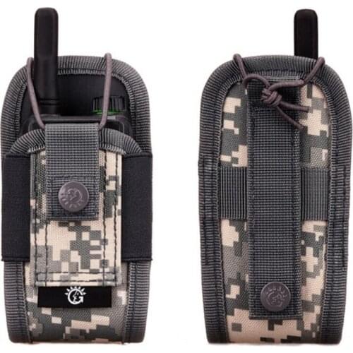 Military Tactical Molle Radio Pouch Outdoor Waist Bag Holder Pocket Bag Army Shooting Hunting Bag 1 Pc