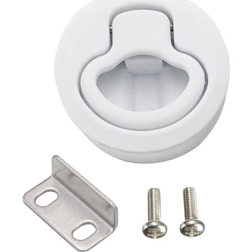 2" Round Locking Flush Pull Latch Replacement Plastic For RV Marine Boat Southco J60F