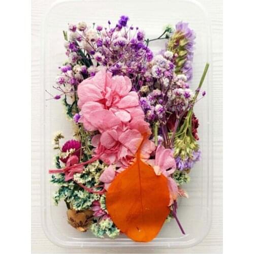 Dried Flowers Package Mixed Eternal Flowers and Foliage for DIY Aromatherapy Candles Greeting Card Epoxy Craft Decor CLH@8
