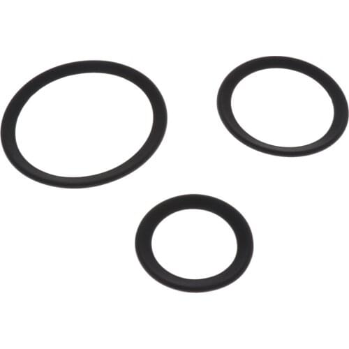 2 Pcs Black Saxophone Noise Ring Silencer Ring Sax Dampener