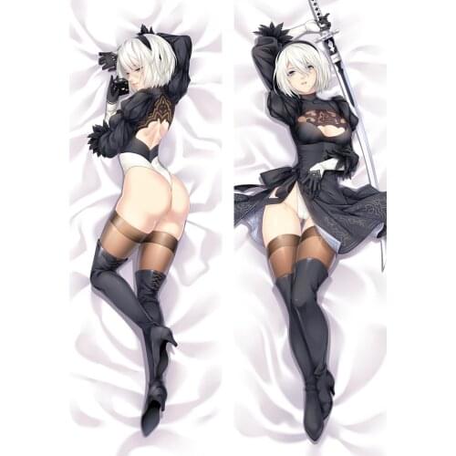 2021Game NieR:Automata YoRHa No. 2 Type B 2B Dakimakura Body Pillow Case 18r Girl Bed Decor Sleep Hug Pillowcase 50X150CM