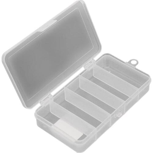 5 Compartments Large Size Fishing Tackle Box Storage Container Case Organizer Fishing Bait Lure Tool Boxes Accessories