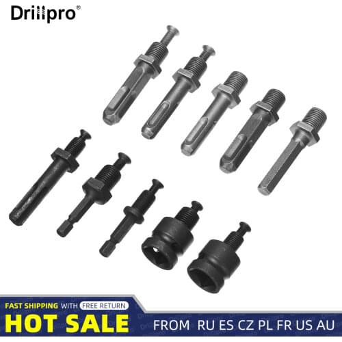 1/2"-20UNF & 3/8''-24UNF Thread Quick Change Adapter For Drillpro Electric Wrench Hammer Conversion Head SDS/Hex/Socket Square