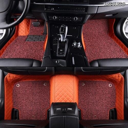LIGOLIGO Custom car floor mats for Chevrolet Cruze Camaro Captiva Sonic Sail Spark Aveo Blazer epica Equinox Cavalier Trax foot