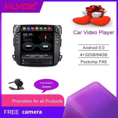 KD-97040 klyde 9.7inch tesla android 9.0 car video radio touch screen player For Outlander 2007-2011 with wifi bluetooth gps