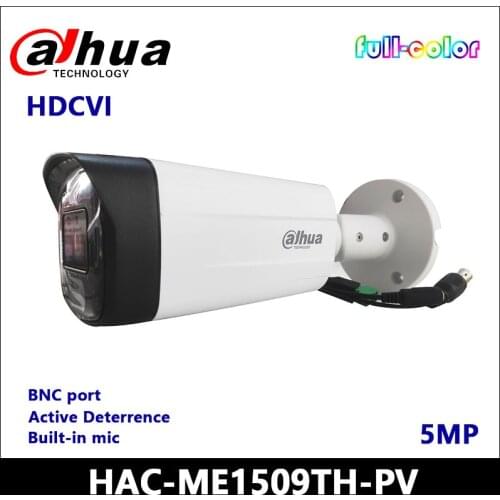 Dahua 5MP HDCVI Camera HAC-ME1509TH-PV Full Color Active Deterrence Fixed Bullet Camera for CCTV Systems