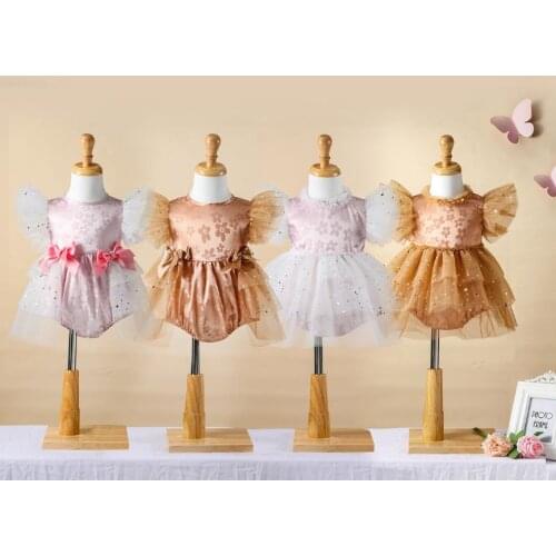 Sweety Summer Baby Floral Print Short Romper with Ruffles Sleeveless O-neck Mesh Jumpsuit with Bow-knot Baby Bodysuits