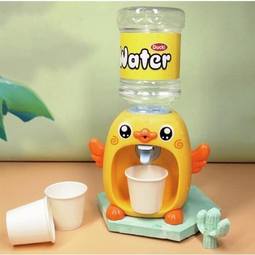 Mini Electric Water Dispenser Kids Toys Portable Drinking Fountain with Music Light Household Pretended Play Gift Children toy