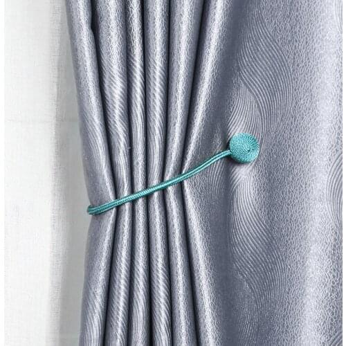 Magnetic Ball New Pearl Curtain Simple Tie Rope Accessory Rods Accessoires Backs Holdbacks Buckle Clips Hook Holder Home Decor