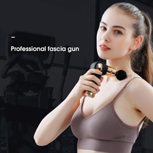 32 Speed Adjustable Muscle Massager 4 Massage Heads With Ultra Quiet Massage Device For Fatigue Recovery