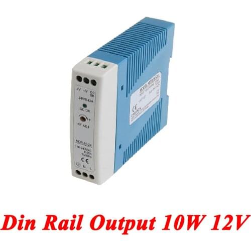 MDR-10 Mini Din Rail Power Supply 10W 12V 0.84A,Switching Power Supply AC 110v/220v Transformer To DC 12v,ac dc converter