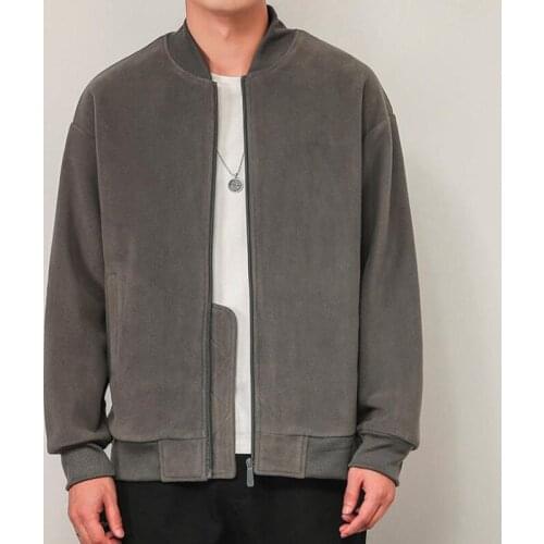 New Men Baseball Jacket Male Casual Autumn Winter 2021 Men Polar Fleece Bomber Jackets Coat Fashion casaco masculino