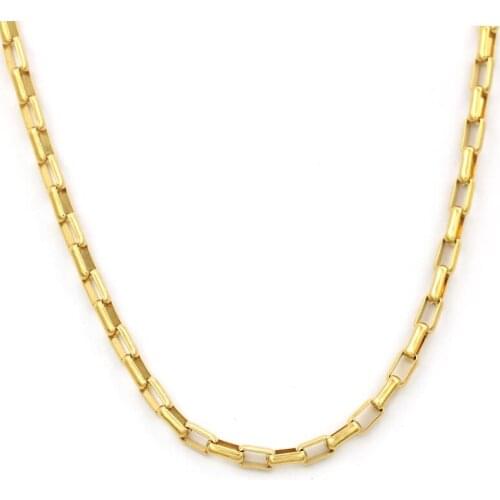 2021 New Stainless Steel Design Men Womens Chain Gold Plated Large Chain Jewelry