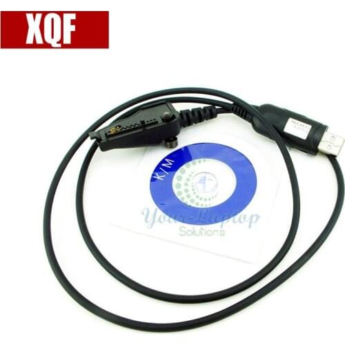 XQF 10PCS New USB Programming Cable for Kenwood NX-200 NX-210 NX-300 NX-410 NX-411 Radio