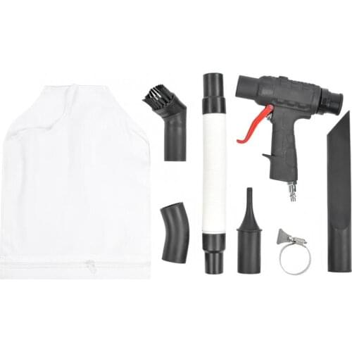 Pneumatic Vacuum Gun Multifunctional Air Blow Suction Cleaner 1/4in Inlet Connector