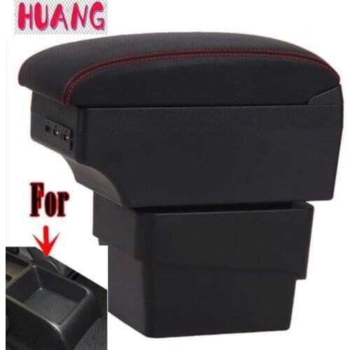 For Skoda New Octavia A7 armrest box universal car center console modification accessories double raised with USB