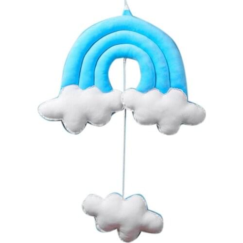Ins New Nordic Childrens Room Pendant, Cloud Wall Decoration, Cloud Pendant, Fringed Hanging Ornaments B
