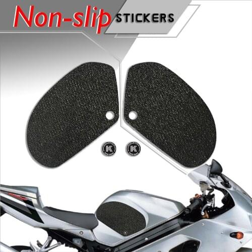 Motorcycle Non-slip Sticker Grips Protector Sticker Decal Gas Knee Grip Tank Traction Pad decals For SUZUKI 03-04 GSX-R1000
