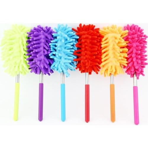 Adjustable Microfiber Dust Brush Stretching Air Conditioning Household Furniture Cleaning Accessories