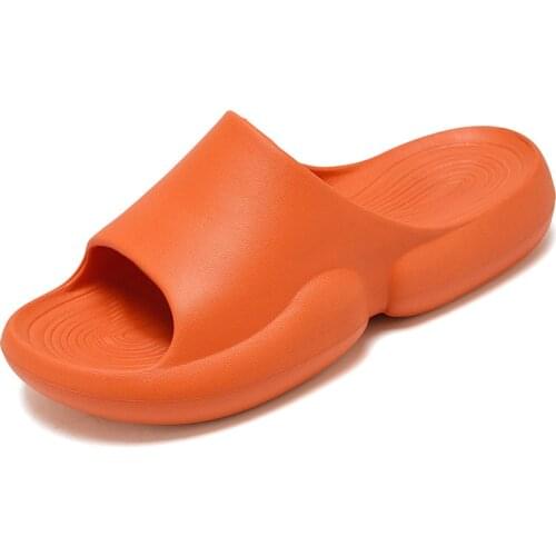 Women Men Slide Slippers Thick Non-slip Home Interior Indoor Outdoor Slides Ladies Heighten Soft Shoes Comfort Sandals
