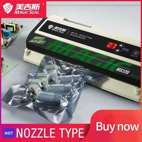 MAGIC SEAL MS170 Vacum Food Sealer Vacuum Packer Bag Sealer Kitchen Storage 30cm Bag Width 5MM Sealing Line General Bag