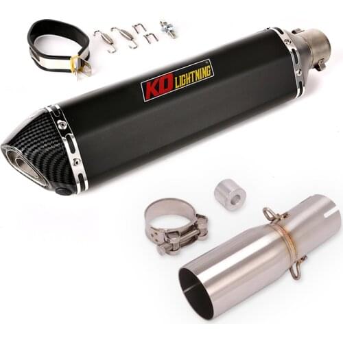 Motorcycle Exhaust System Baffle Connection Link Tube Escape Middle Link Pipe for kymco AK550