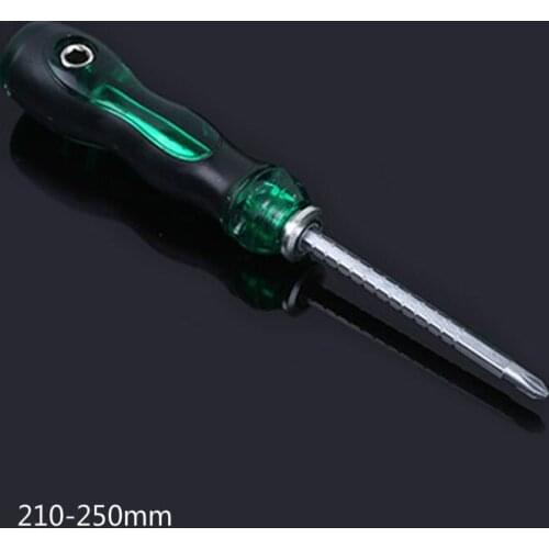 6*210-250mm High Quality CR-V Dual Purpose Scalable Screwdriver Tool Multi-function Phillips and Slotted Screwdriver Hand Tools