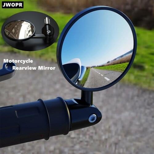 Motorcycle Retro Modified Rearview Mirror Full-angle Folding Reversing Rearview Mirror Motorcycle Decoration Supplies