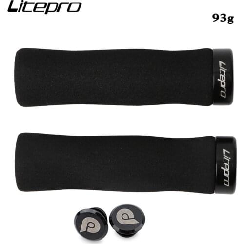 1 Pair Handlebar Grips 2pcs Accessory Bicycle Grips Locking Screw Sponge