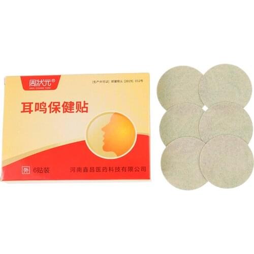 18pcs=3bag Tinnitus Treatment Patch For Ear Pain Protect Hearing Loss Sticker Natural Herbal Extract Medical Plaster Health Care