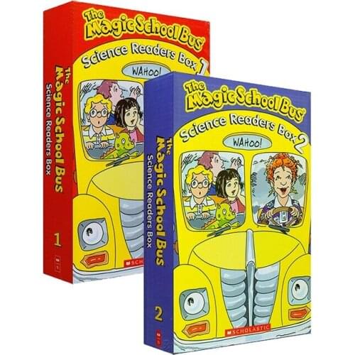 20 Books/set The Magic School Bus Science Readers Kids Coloring Reading Story Books for Children Book Set Educational Toys