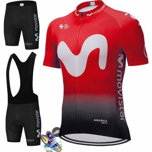 2021 MOVISTAR Sportswear Cycling Jersey Clothing Bike Pant MTB Ropa Ciclismo Men Summer Team BICYCLING Maillot Culotte Wear