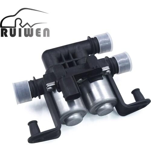 64116931708 64116906652 Water Heater Control Valve Dual Solenoid for BMW X5 E38 E39 E65 520 523 525 E63 E66