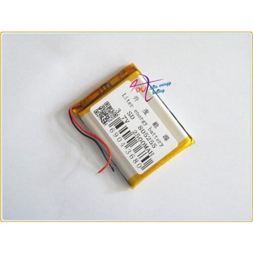 805255 2500mAh 3.7v plus Taiwan protection board