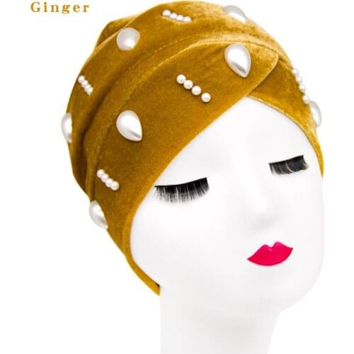 African Women 2021 New Arrival Fashion Style Solid Color Headtie African Caps Woman Hijabs