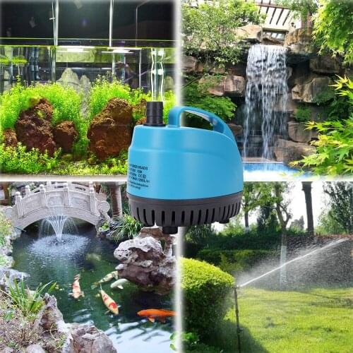 220-240V Silent fish tank aquarium bottom suction pump turtle tank low water level submersible pump fountain pool water pump