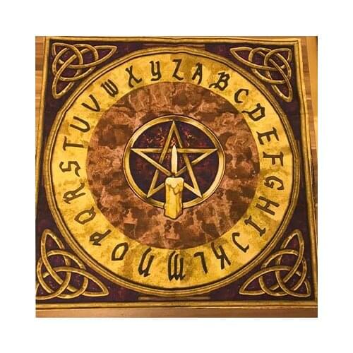 Pentacle Tarot Tablecloth Board Game Accessories Ceremonial Cloth 70*70cm