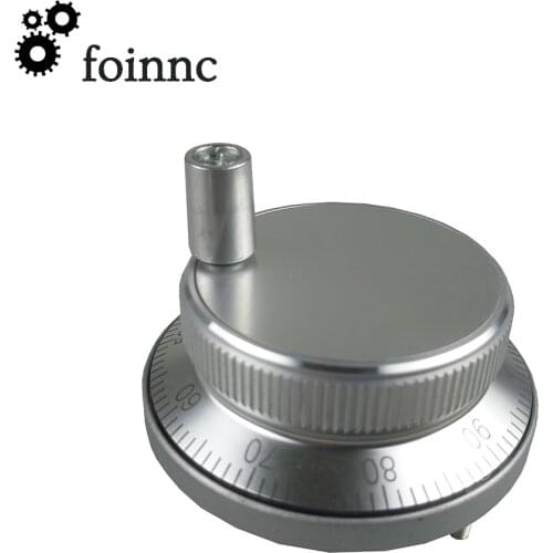 CNC pulser handwheel VGW6-5L100S diameter 60mm 5V 100 pulses Manual Pulse Generator hand wheel