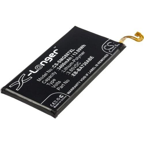 CS 3400mAh/13.09Wh battery for Samsung Galaxy A7 2018, SM-G8870, SM-G887F/DS, SM-G887N EB-BA730ABE