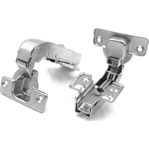 Cupboard Door 90 Degree Damped Hydraulic Hinge Vertical Hinged Door Special Heteromorphism Cabinet Hinges 2pcs