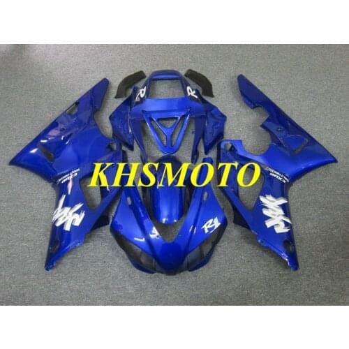 Custom Injection Mold Fairing kit for YZFR1 98 99 YZF R1 1998 1999 YZF1000 yzfr1 ABS Blue Fairings set+gifts YK31