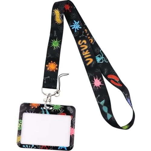 JF724 New Fashion Doctor Nurse Neck Strap Lanyards Keychain Holder ID Card Passport Hanging Rope Lariat Lanyard Gifts