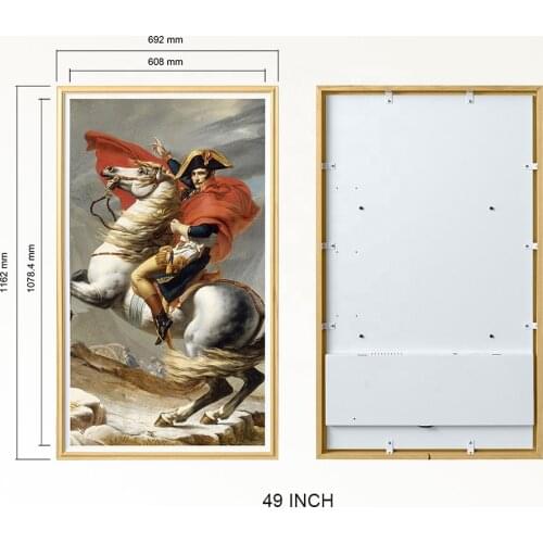 Best selling Wall mounted big lcd hd digital photo frame 49 inch for advertising
