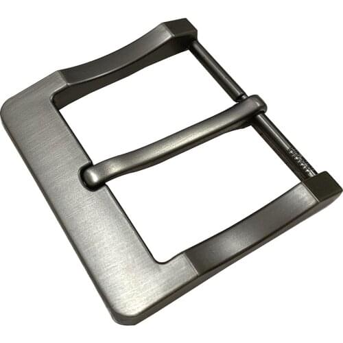 Metal 5cm Belt Buckle Mens Casual End Bar Heel Bar Single Pin Belt Half Buckle Leather Craft Jeans Webbing Fit for 48mm Belt