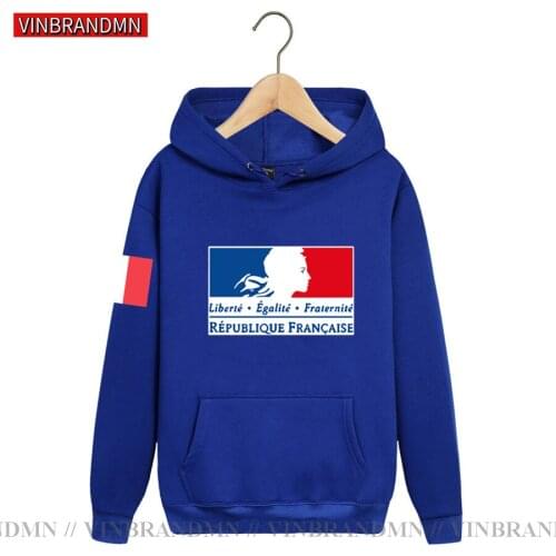 Paris France hoodies men sweatshirt sweat hip hop streetwear clothing jerseys FRA loose tracksuit nation French flag fleece FR