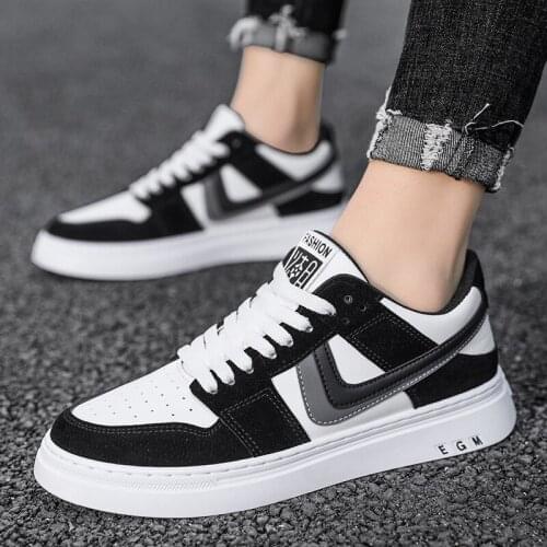 Sneakers Mens Spring 2021 New Trend Mens Shoes Casual White Shoes Low-Cut Students Fashion Breathable Korean Version