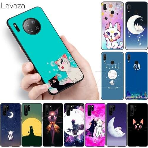 Lavaza Moon Bunny rabbit Soft Silicone Case for Honor Note 6A 7A 7X 8A 8X 8C 9 9X 10 20 20S 9A 10X Y6P Pro Lite
