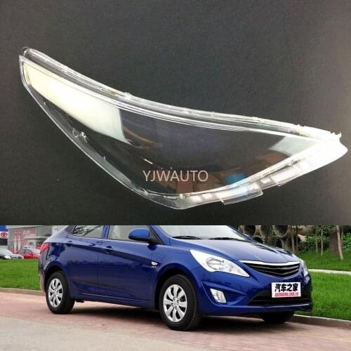 Car Headlamp Lens For Hyundai Verna 2008 2009 2010 2011 2012 Car Replacement Auto Shell Cover