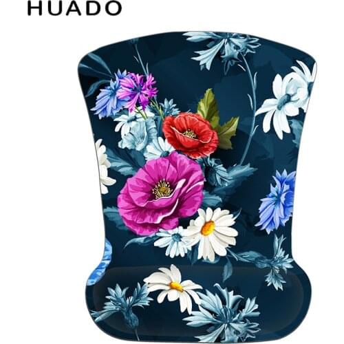 Non Slip Mouse Pad with Wrist Rest Thicken Comfortable Soft Memory Foam Wrist Protect Ergonomic Mouse Mat