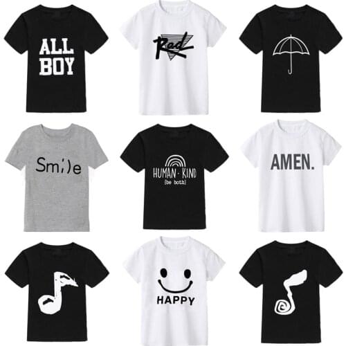2020 new cotton casual fashion childrens t-shirt boys t shirts kids t shirt girls tshirt baby boy clothes kids clothes 2-10Y